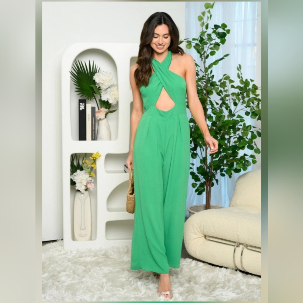 Halter Neck Jumpsuit